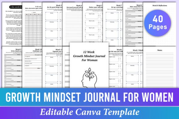 Design Your Growth: A Customizable 12-Week Journal