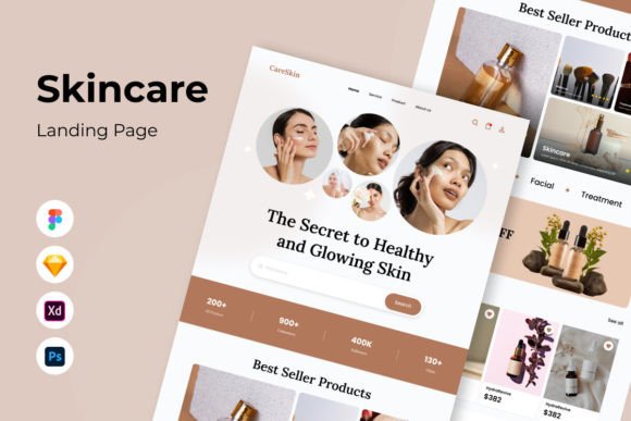 Designing a Luminous Digital Presence with CareSkin V2
