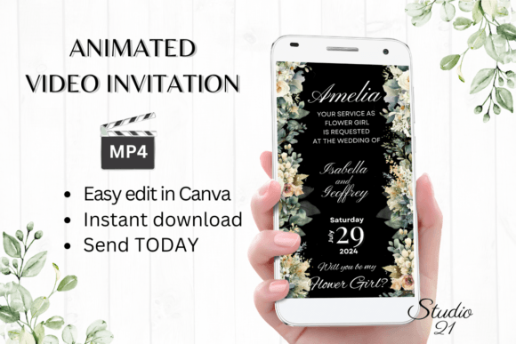 Effortless Elegance: The Electronic Flower Girl Proposal W3425FG Experience