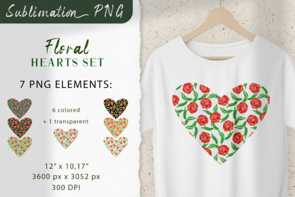 Floral Hearts: Your Go-To Watercolor Set for Valentine's Designs