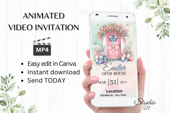 Host a Memorable Digital Easter Open House with Animated Invitations
