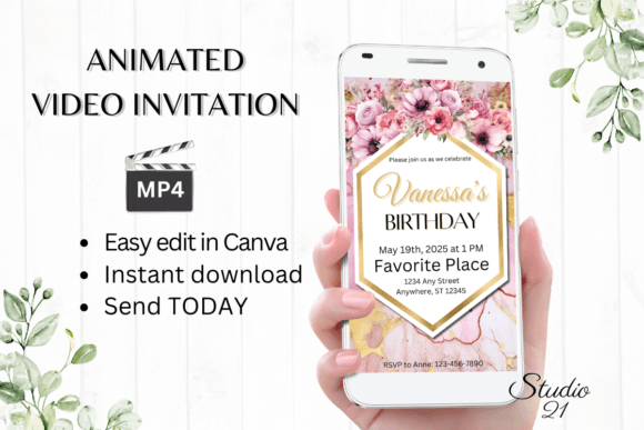 Modern Marble Birthday Invitations: A Digital Design Guide