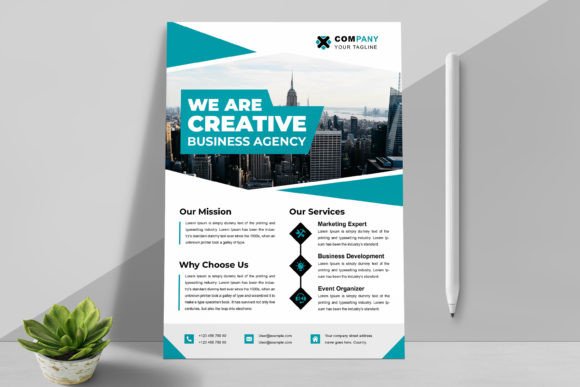 New Flyer Template Design: A Modern Corporate Solution
