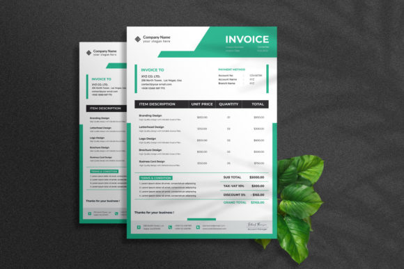 Professional Corporate Business Invoice Template for Modern Brands